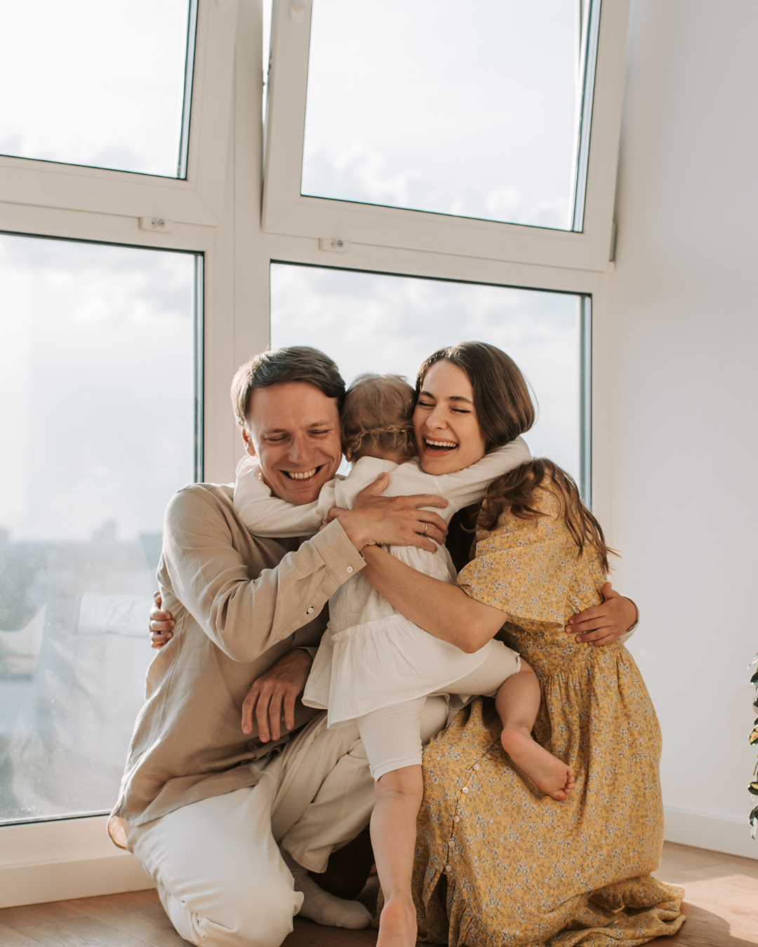 Blue Modern Life and Family Insurance Instagram Post Portrait